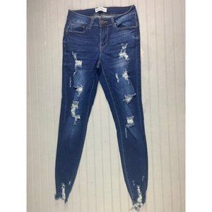 Thread & Others Size 5/6 Womens Jeans Skinny Low Rise Stretch Distress D…